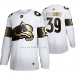 Camiseta Hockey Golden Edition Colorado Avalanche Pavel Francouz Limited Blanco