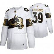 Camiseta Hockey Golden Edition Colorado Avalanche Pavel Francouz Limited Blanco