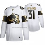 Camiseta Hockey Golden Edition Colorado Avalanche Philipp Grubauer Limited Blanco