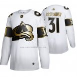 Camiseta Hockey Golden Edition Colorado Avalanche Philipp Grubauer Limited Blanco