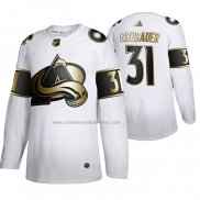Camiseta Hockey Golden Edition Colorado Avalanche Philipp Grubauer Limited Blanco