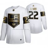 Camiseta Hockey Golden Edition Los Angeles Kings Trevor Lewis Limited Blanco