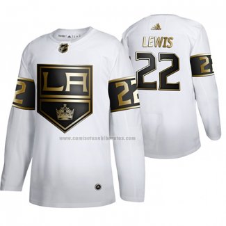Camiseta Hockey Golden Edition Los Angeles Kings Trevor Lewis Limited Blanco