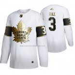 Camiseta Hockey Golden Edition Toronto Maple Leafs Justin Holl Limited Blanco