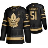 Camiseta Hockey Golden Edition Toronto Maple Leafs X OVO Jake Gardiner Limited Negro
