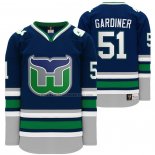 Camiseta Hockey Hartford Whalers Jake Gardiner Heritage Night Throwback Azul