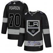 Camiseta Hockey Los Angeles Kings Tanner Pearson City Joint Name Stitched Negro