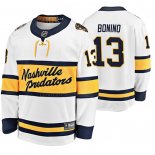 Camiseta Hockey Nashville Predators Nick Bonino Breakaway Jugador 2020 Winter Classic Blanco