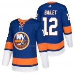Camiseta Hockey New York Islanders Josh Bailey Autentico Primera 2018 Azul