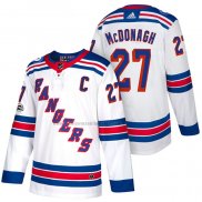 Camiseta Hockey New York Rangers Ryan Mcdonagh Autentico Segunda 2018 Blanco