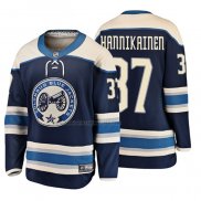 Camiseta Hockey Nino Columbus Blue Jackets Markus Hannikainen 2019 Alterno Breakaway Azul