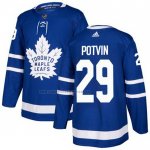 Camiseta Hockey Nino Toronto Maple Leafs Felix Potvin Primera Autentico Azul