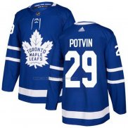 Camiseta Hockey Nino Toronto Maple Leafs Felix Potvin Primera Autentico Azul