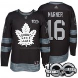 Camiseta Hockey Toronto Maple Leafs Mitchell Marner 1917-2017 100th Aniversario Negro