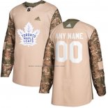Camiseta Hockey Toronto Maple Leafs Personalizada Autentico 2017 Veterans Day Camuflaje