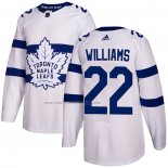 Camiseta Hockey Toronto Maple Leafs Tiger Williams Autentico 2018 Stadium Series Blanco