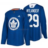 Camiseta Hockey Toronto Maple Leafs William Nylander New Season Practice Azul