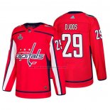 Camiseta Hockey Washington Capitals Christian Djoos Bound Patch Stanley Cup Final Rojo