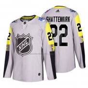 Camiseta Hockey 2018 All Star New York Rangers Kevin Shattenkirk Gris