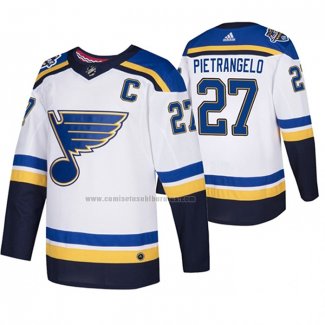 Camiseta Hockey 2020 All Star St. Louis Blues Jordan Binnington Autentico Blanco