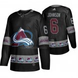 Camiseta Hockey Colorado Avalanche Erik Johnson Breakaway Negro