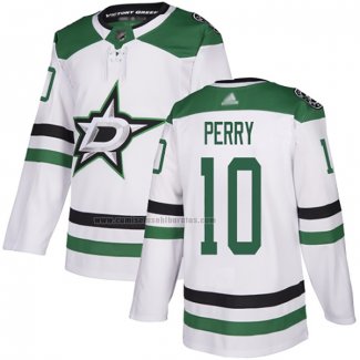 Camiseta Hockey Dallas Stars Corey Perry Road Autentico Blanco