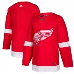 Camiseta Hockey Detroit Red Wings Blank Primera Autentico Rojo