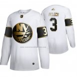 Camiseta Hockey Golden Edition New York Islanders Adam Pelech Limited Blanco
