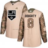 Camiseta Hockey Los Angeles Kings Drew Doughty Autentico 2017 Veterans Day Camuflaje