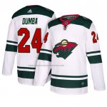 Camiseta Hockey Minnesota Wild Matt Dumba Blanco 2018 Segunda