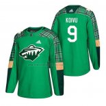 Camiseta Hockey Minnesota Wild Mikko Koivu 2018 Dia de San Patricio Verde