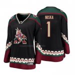 Camiseta Hockey Mujer Arizona Coyotes Hunter Miska Heritage Alterno Breakaway Negro