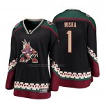 Camiseta Hockey Mujer Arizona Coyotes Hunter Miska Heritage Alterno Breakaway Negro