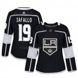 Camiseta Hockey Mujer Los Angeles Kings Alex Iafallo Autentico Jugador Negro