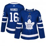 Camiseta Hockey Mujer Toronto Maple Leafs Mitchell Marner Primera Autentico Jugador Azul