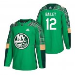 Camiseta Hockey New York Islanders Josh Bailey 2018 Dia de San Patricio Verde