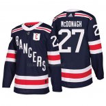 Camiseta Hockey New York Rangers Ryan Mcdonagh Autentico 2018 Winter Classic Azul