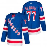 Camiseta Hockey New York Rangers Tony Deangelo Autentico Primera 2018 Azul
