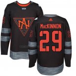 Camiseta Hockey Nino America del Norte Nathan Mackinnon Premier 2016 World Cup Negro