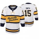 Camiseta Hockey Nino Nashville Predators Craig Smith Replica Jugador 2020 Winter Classic Blanco Camiseta Hockey Nino Nashville Predators Craig Smith Replica Jugador 2020 Winter Classic Blanco