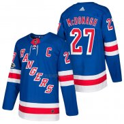 Camiseta Hockey Nino New York Rangers Ryan Mcdonagh 2018 Autentico Primera Azul