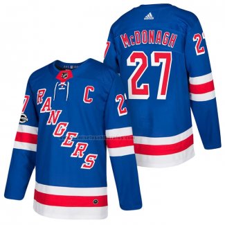 Camiseta Hockey Nino New York Rangers Ryan Mcdonagh 2018 Autentico Primera Azul