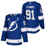 Camiseta Hockey Nino Tampa Bay Lightning Steven Stamkos 2018 Autentico Primera Azul