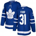Camiseta Hockey Nino Toronto Maple Leafs Grant Fuhr Primera Autentico Azul