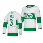 Camiseta Hockey Toronto Maple Leafs Justin Holl Road Blanco