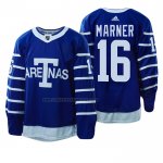Camiseta Hockey Toronto Maple Leafs Mitchell Marner 1918 Arenas Throwback Azul
