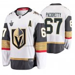 Camiseta Hockey Vegas Golden Knights Segunda Max Pacioretty Stanley Cup Playoffs Blanco