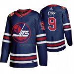 Camiseta Hockey Winnipeg Jets Andrew Copp Heritage Classic 2019-20 Azul