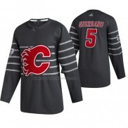 Camiseta Hockey 2020 All Star Calgary Flames Mark Giordano Autentico Gris