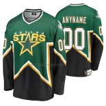Camiseta Hockey Dallas Stars Personalizada Premier Heritage Verde